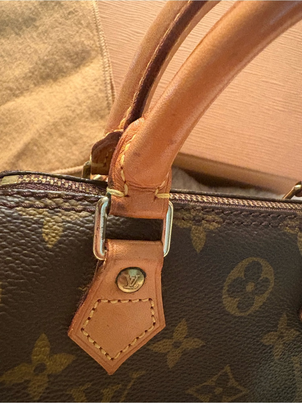 Louis Vuitton Brown and Tan Monogram Nano Bag - Picture 3 of 16